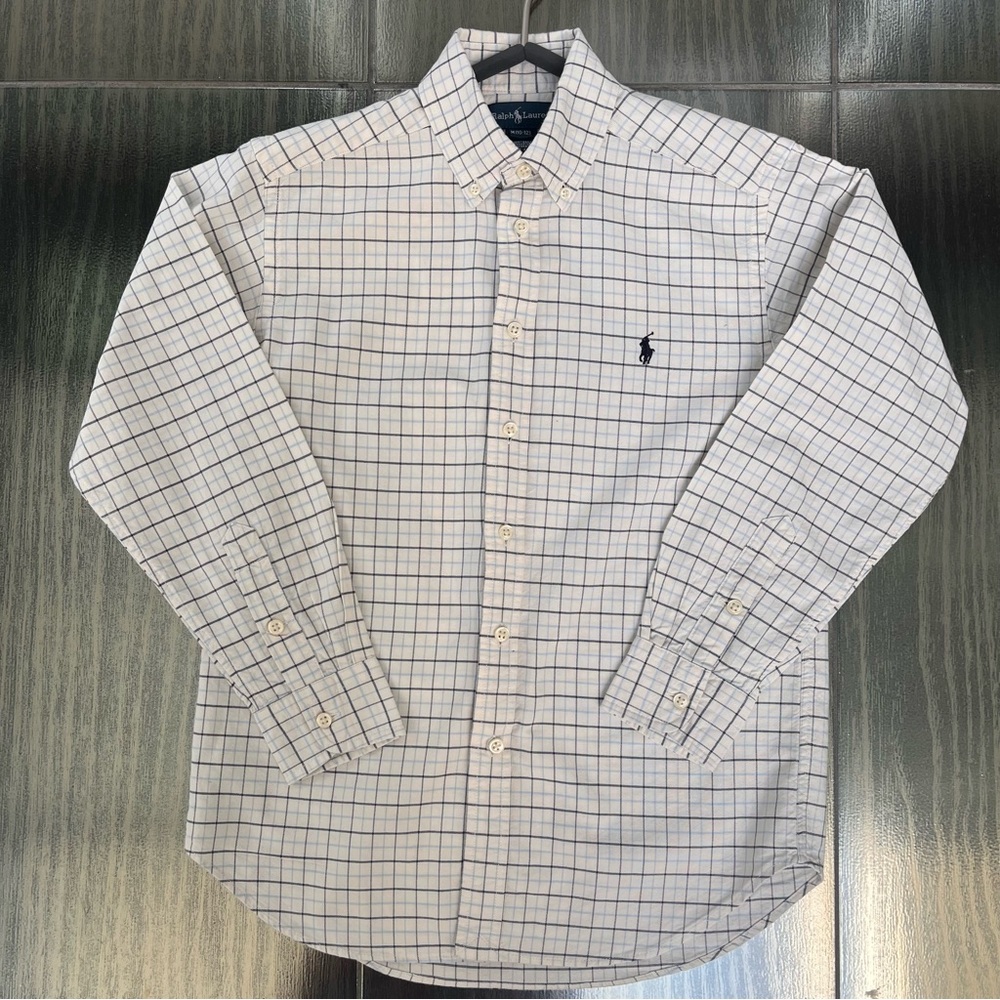 Boys’ Size 10-12 Ralph Lauren Button Down Shirt (Excellent condition)